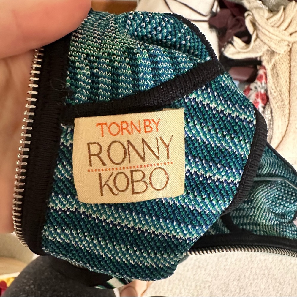 Torn by Ronny Kobo Geometric Printed Crop Top - Picture 3 of 4